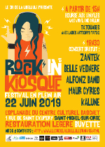 Affiche du Rock'in Kiosque 2019