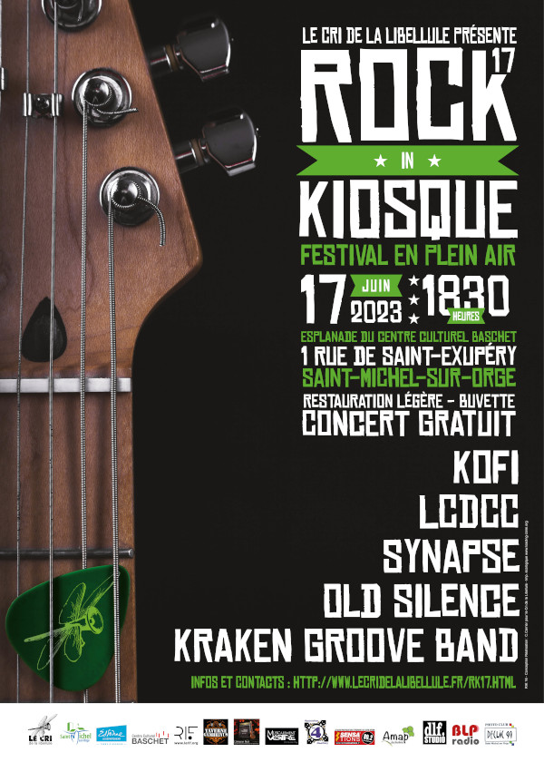 Affiche du 17ème Rock'in Kiosque